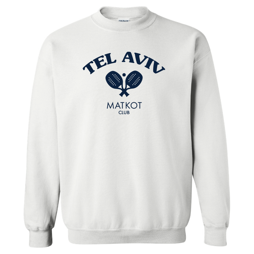 Large Logo Crewneck Sweatshirt White